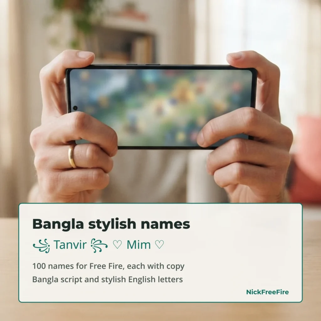 Bangla stylish names for Free Fire with copy buttons